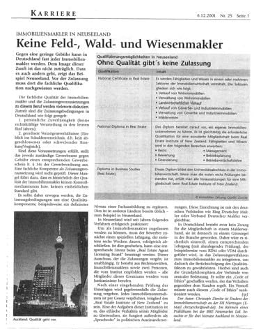 Wertmanagement GmbH - Presse Keine Feld-, Wald- und Wiesenmakler-Immobilienzeitung