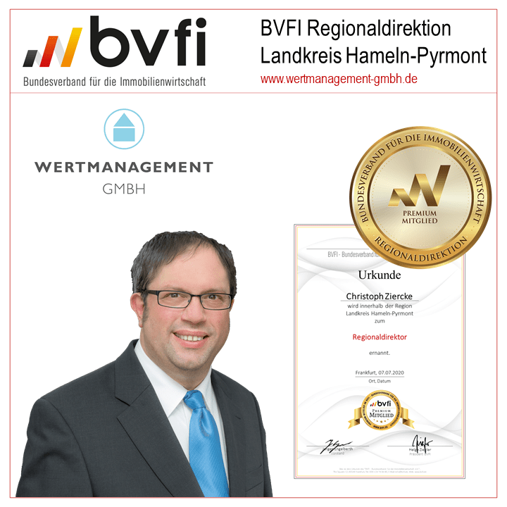 Wertmanagement GmbH - BFVI Regionaldirektion Anzeige
